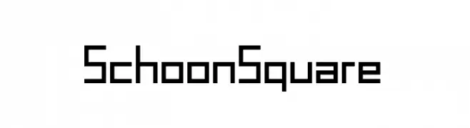 SchoonSquare  Fuentes Gratis Descargar