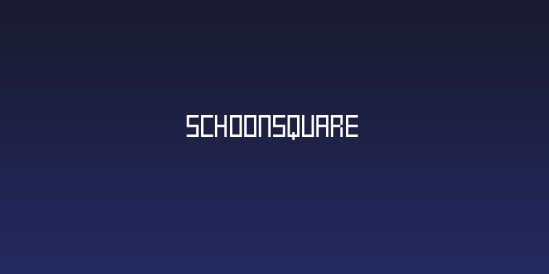 SchoonSquare Social Header