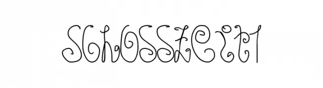 Schosszeit1  フリーフォントのダウンロード