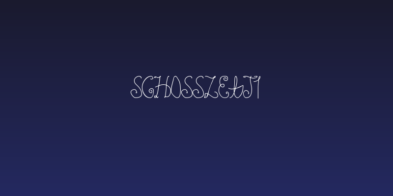 Schosszeit1 Social Header