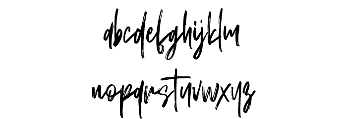 Schrader Free Font LOWERCASE