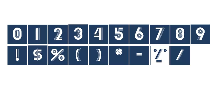 Schraffura Font OTHER CHARS