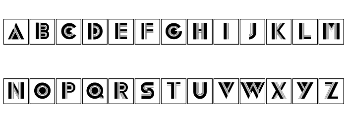 Schraffura Font LOWERCASE