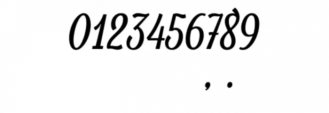 Schramberg Font OTHER CHARS