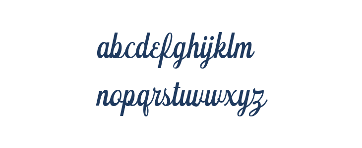 Schramberg Lowercase