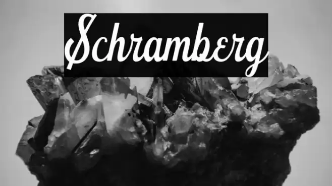 Schramberg Font examples