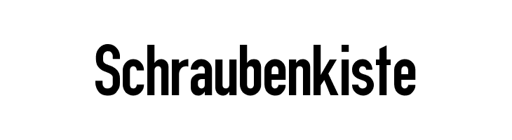 Schraubenkiste  font caratteri gratis