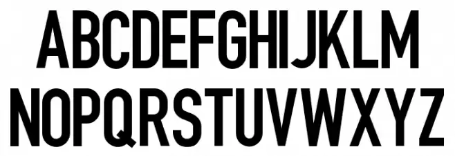 Schraubenkiste2 Font UPPERCASE