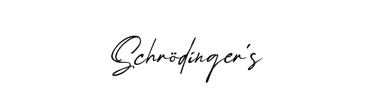Schrödinger's  Fuentes Gratis Descargar