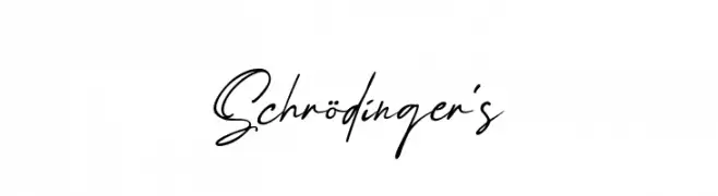 Schrödinger's  baixar fontes gratis