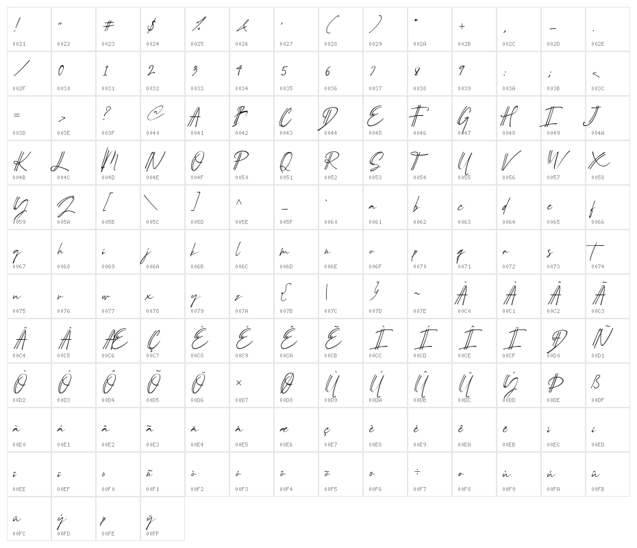 Schrödinger's Character Map
