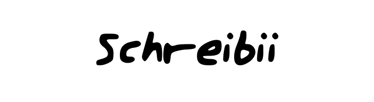 Schreibii  لخطوط تنزيل