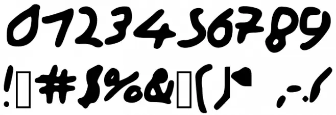 Schreibii Font OTHER CHARS