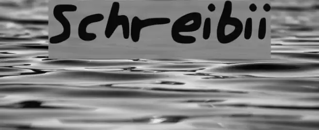 Schreibii Font examples