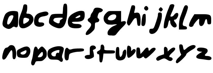 Schreibii Шрифта строчной