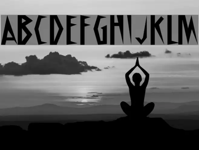 Schrill Font examples