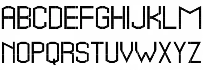 Schrottinger Regular Font Litere mari