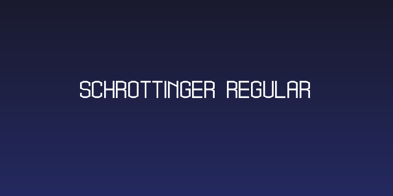 Schrottinger Regular Social Header