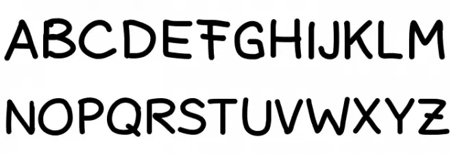 SchuboiseHandwrite フォント 大文字