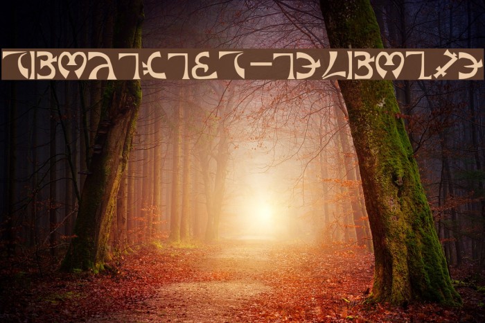Schuelers-Enochian Font examples
