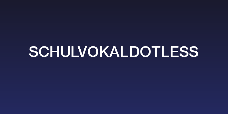 SchulVokalDotless Social Header