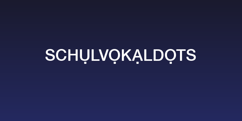 SchulVokalDots Social Header