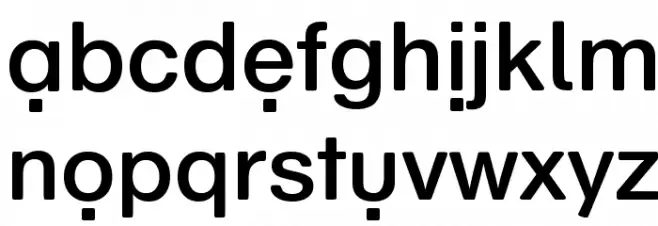 SchulVokalDots خط أحرف صغيرة