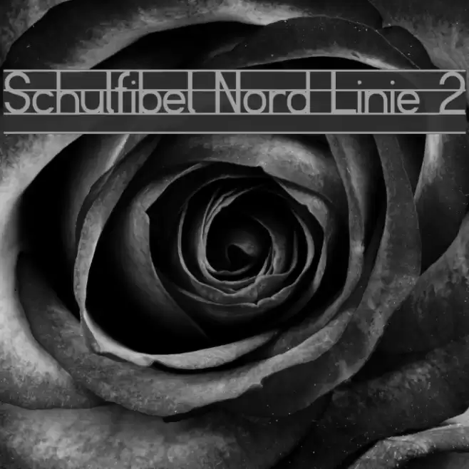 Schulfibel Nord Linie 2 Font examples