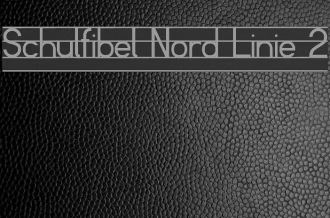 Schulfibel Nord Linie 2 Font examples