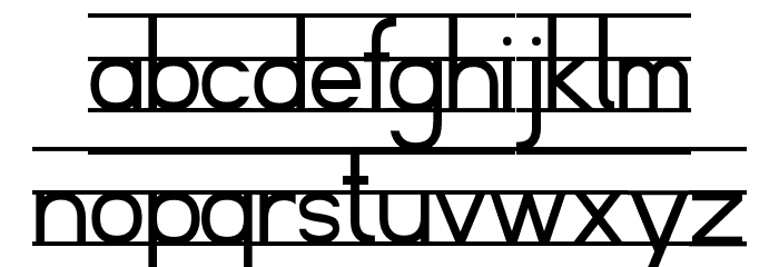 Schulfibel Nord Linie 2 Font LOWERCASE