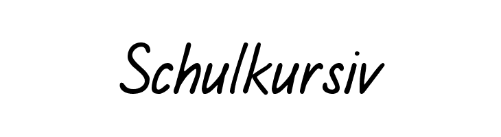 Schulkursiv  Descarca Fonturi Gratis
