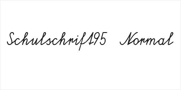 Schulschrift95  Normal Logo