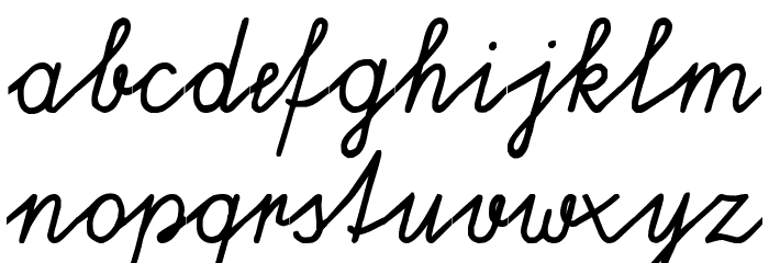 Schulschrift95 Normal Font LOWERCASE