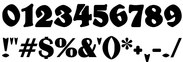 SchulzeWerbekraft Font OTHER CHARS