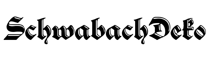 SchwabachDeko  免费字体下载