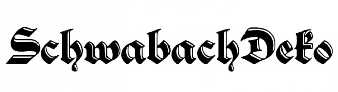 SchwabachDeko  baixar fontes gratis