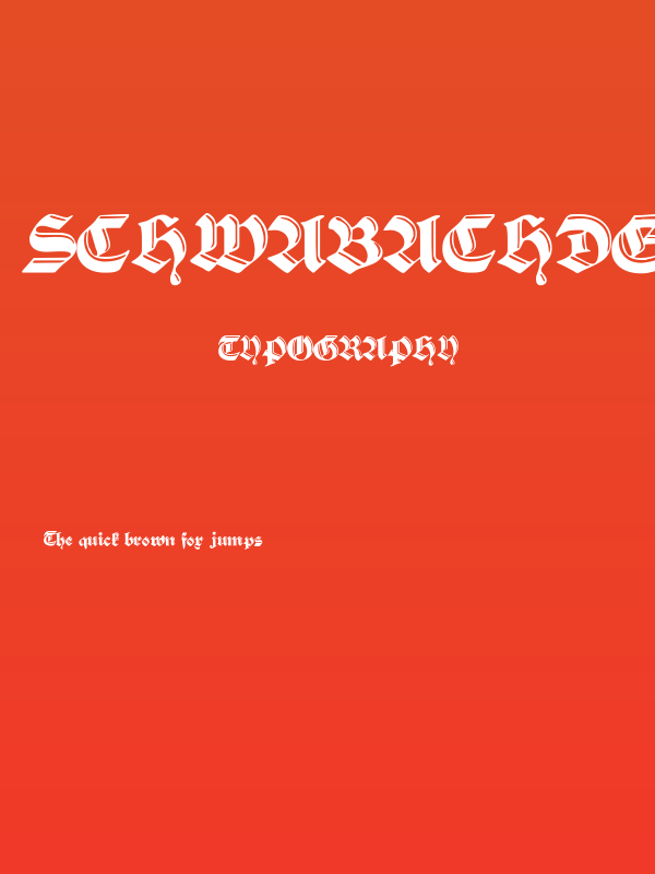 SchwabachDeko Poster