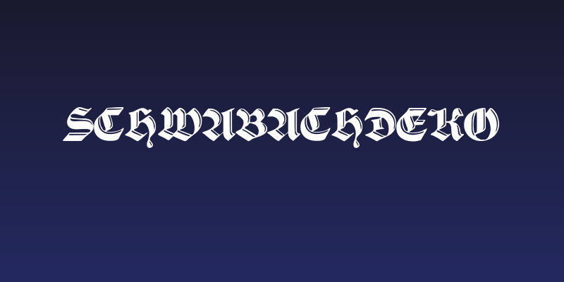 SchwabachDeko Social Header