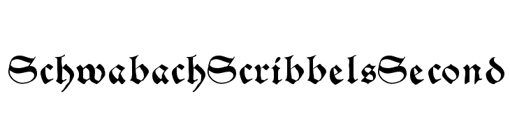 SchwabachScribbelsSecond Font