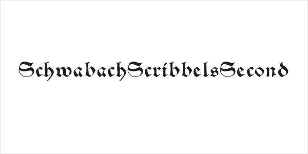 SchwabachScribbelsSecond Logo