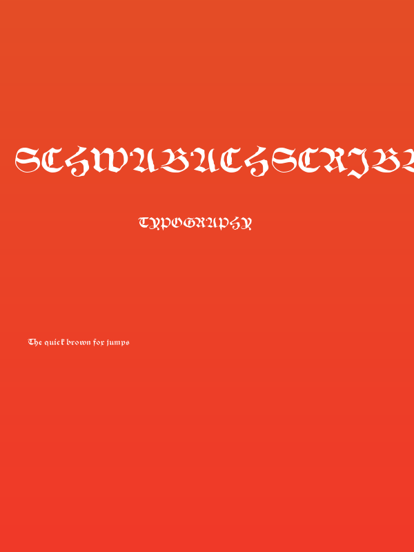 SchwabachScribbelsSecond Poster