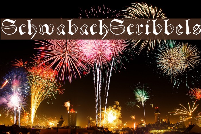 SchwabachScribbels Font examples