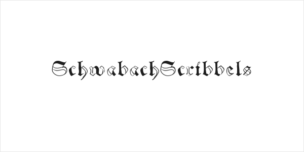 SchwabachScribbels Logo