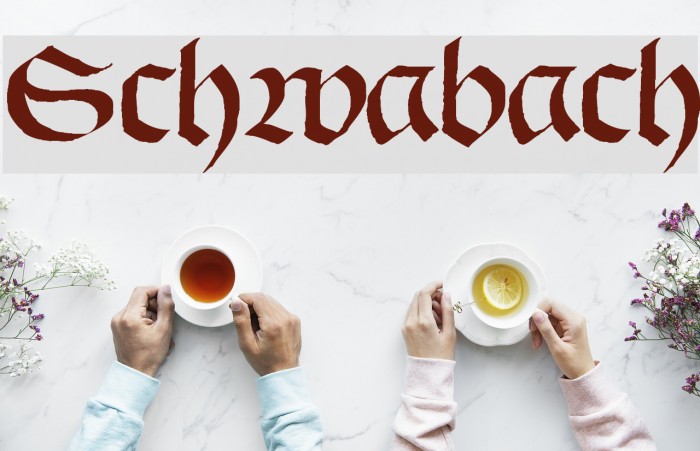 Schwabach Font examples