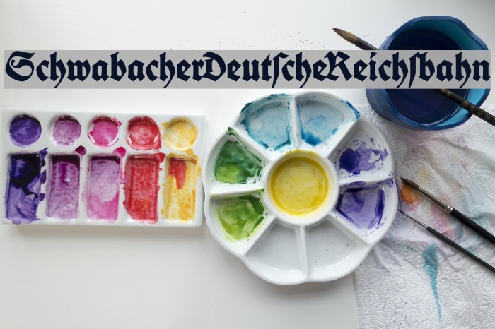 SchwabacherDeutscheReichsbahn Font examples