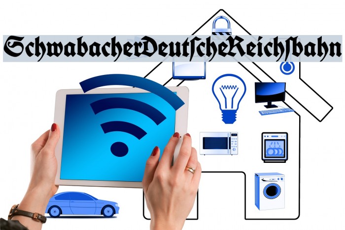 SchwabacherDeutscheReichsbahn Font examples