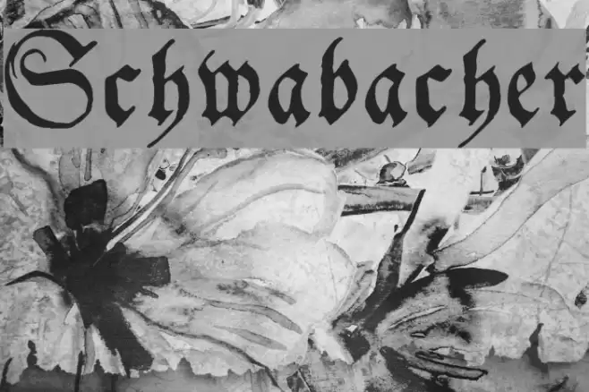 Schwabacher Polices examples