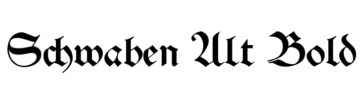 Schwaben Alt Bold Font