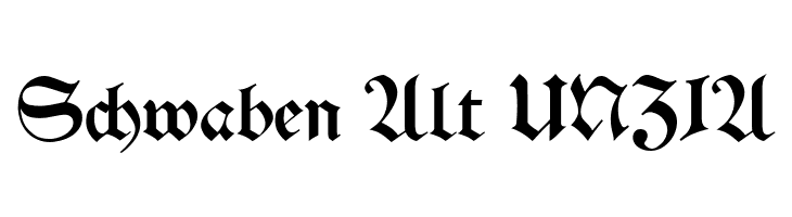 Schwaben Alt UNZ1A  Frei Schriftart Herunterladen