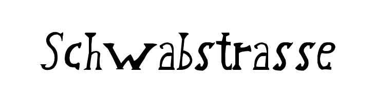 Schwabstrasse Шрифта